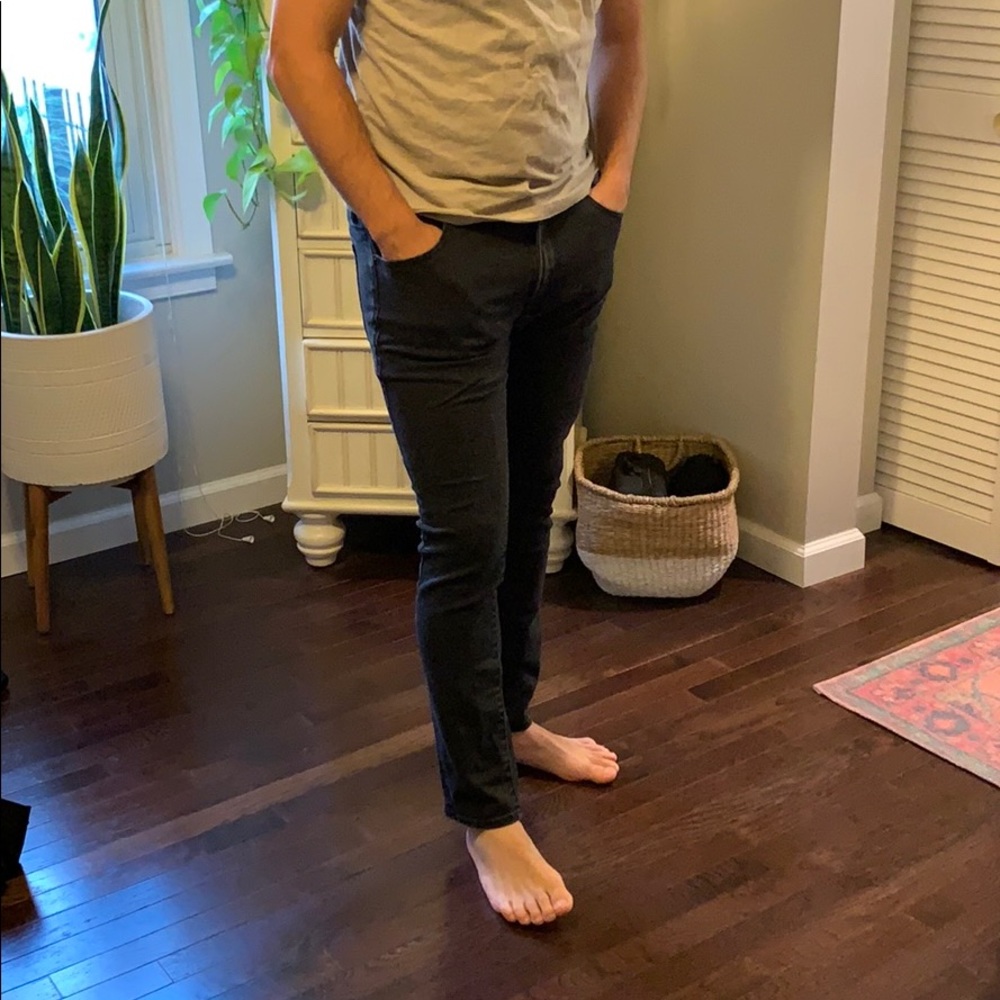 Men’s black express skinny jeans